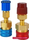 R1234YF Adapter Kit, To R134A Conversion Quick Couplers, Blue And Red Hi New. Price: $16.86.