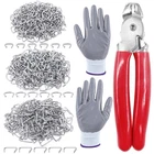 Glarks 902PCS Hog Pliers With Rings Set, Red New. Price: $31.38.