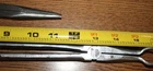 Mac Python Extra Long Reach Gripping Pliers 1/2 & Tektron 11" Straight Needle Used. Price: $39.95.