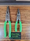 New Snap LN47ACF & LN46ACF Needle Nose/slip-joint Combination Green Plier Set. Price: $209.99.