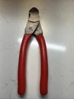 Snap-on 87ACF 7" Diagonal Cutters Pliers Nippers Red Handle Used. Price: $34.99.