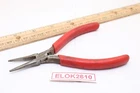 Snap-on E721ACG 5" Long Red Rubber Electronic Precision Needle Nose Pliers Usa Used. Price: $71.99.
