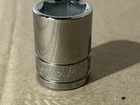 Blue 21MM 6POINT 1/2" Drive Crome Socket BLPSM1221 New. Price: $14.99.