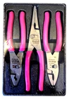 *new* Snap On Pliers Set PL347ACFEP *pink Handles* Pcs 46ACF, HJ47ACF, LN47ACF. Price: $292.95.