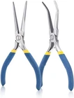 Viseman 6" Mini Needle Nose Pliers With Comfort Grip Handles, 2PCS Long Blue New. Price: $12.88.