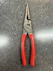 Snap-on Tools Usa Used Red 9" Soft Grip Long Nose Slip Joint Pliers LN47ACF. Price: $75.00.