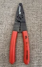 Mac Tools Wire Cutter Stripper Pliers Crimpers Red Handles #tct 10 Used. Price: $29.99.