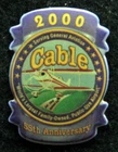 Cable Airport 2000 55TH Anniversary Logo Hat Lapel Pin Us Pilot Crew Instructor New. Price: $19.95.