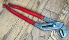 Blue Point Tools Tongue Groove Adjustable Channel Pliers Straight Jaw Red Used. Price: $38.00.