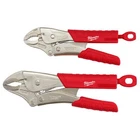 Milwaukee 48-22-3402 2PC 7" & 10" Torque Curved Jaw Locking Pliers Set New. Price: $41.75.