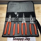 Snap-on Tools Usa New Orange 4PC Plier Set W/storage Pouch PL4TGKB1O. Price: $429.95.