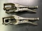 2 Petersen Dewitt Vise Grip Welding Locking Pliers 9R Pipe Clamping 9" Made Usa Used. Price: $44.95.