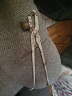 Vintage Snap-on WWP-11 Wheel Weight PLIERS,11-3/4", Used. Price: $49.99.