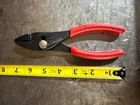 Snap 7" Soft Grip Long Nose Slip Joint Pliers 46ACP Used. Price: $40.00.