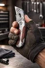 Snap On Tools Utility Knife With 10 Blades LBUK1 Blue-point Lockback W/pouch New. Price: $74.95.