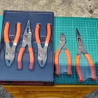 Snap On New PL346ACFO 86ACFO 196ACFO Orange Pliers Set. Price: $326.33.