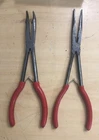 Mac Tools 2PC Extended Long Reach Pliers Set, Bent Nose & Needle, Used. Price: $59.99.