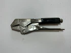 Vintage Craftsman Usa 45604 8" Adjustable Locking Vise Grip Pliers, Straight Jaw Used. Price: $10.00.