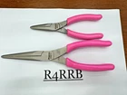 Snap-on Tools Usa New 2PC Pink Soft Grip Needle Nose Pliers Set 95ACFP 97ACFP. Price: $149.95.