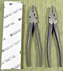 (2) Vintage Utica 1000-8 Linemans Pliers Combination Side Wire Cutter Used. Price: $22.95.