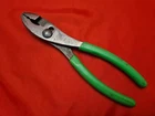 Mac P301802G 8" Long Adjustable Slip Joint Pliers Green Handles S13 Used. Price: $26.12.