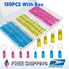 180PCS Heat Shrink Wire Crimp Connectors Waterproof Awg 22-10 Ring Terminals New. Price: $21.99.