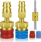 R1234YF Adapter With Valve Core Removal Tool, R134A Quick Coupler, Hi New. Price: $23.90.