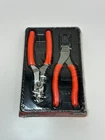New Snap-on Tools Usa Orange Flush Cut Stripper/crimper Pliers Set PWCS7786O. Price: $199.99.