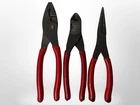 Snap-on PL307CF Vintage Soft Grip Plier Set Used. Price: $79.85.