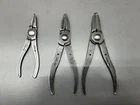 (c) Snap On Blue Point 3PC Fixed Ring Pliers Set - PR21A, PR23, PR249 Usa Used. Price: $35.00.