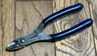 Snap Tools Blue 7" Long Wire Stripper Crimper Pliers Cutters Electrical Used. Price: $115.00.