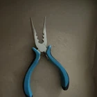 Cushion Grip Needle-nose Pliers Blue Black Silver Steel Plastic Handle 1 Piece New. Price: $9.95.